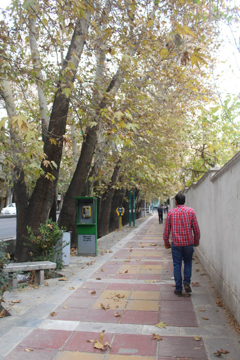 یک روز پاییزی در تهران